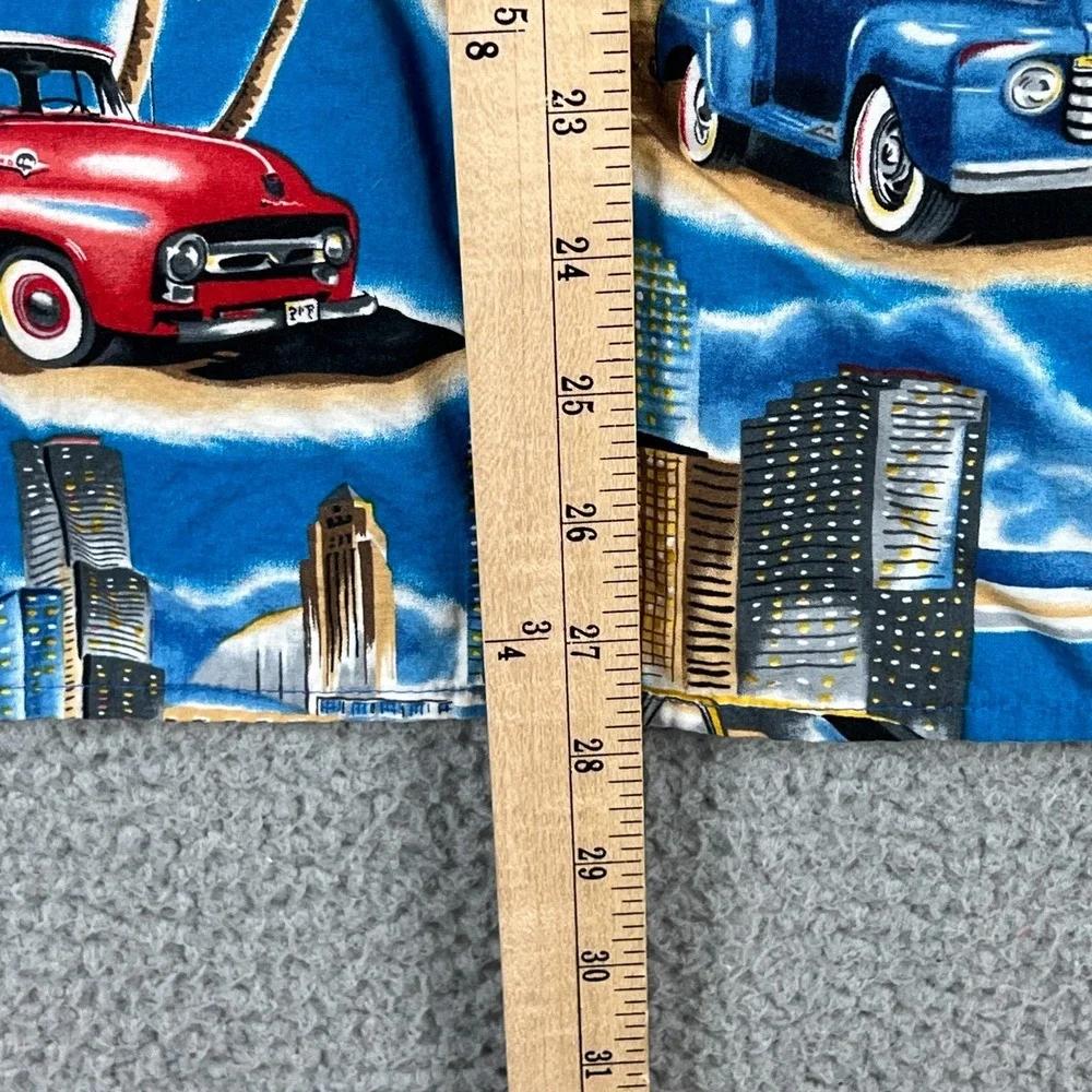 Reyn Spooner Shirt Mens M‎ Ford F-150 Pickup Truck Hawaiian Beach AOP Dad Casual